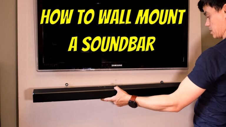 How To Mount A Soundbar