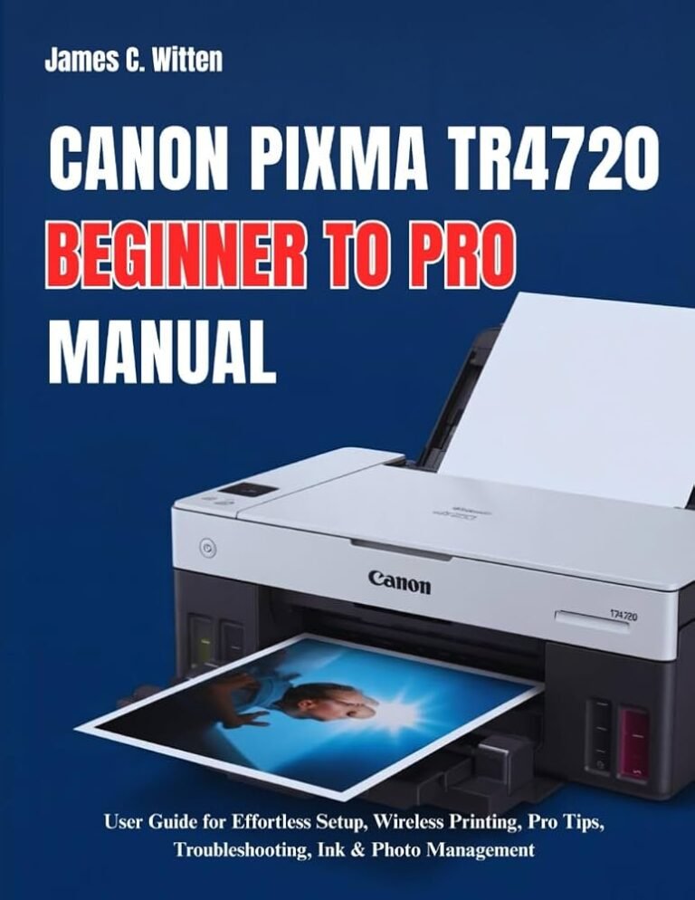 Canon Pixma Tr4720 Troubleshooting