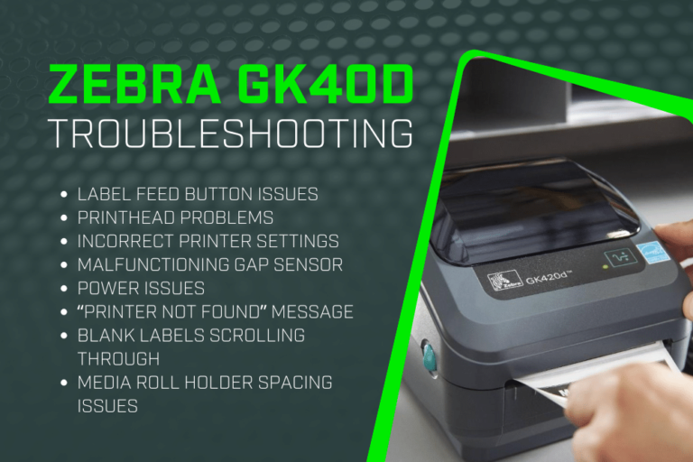 Zebra GX430t Troubleshooting