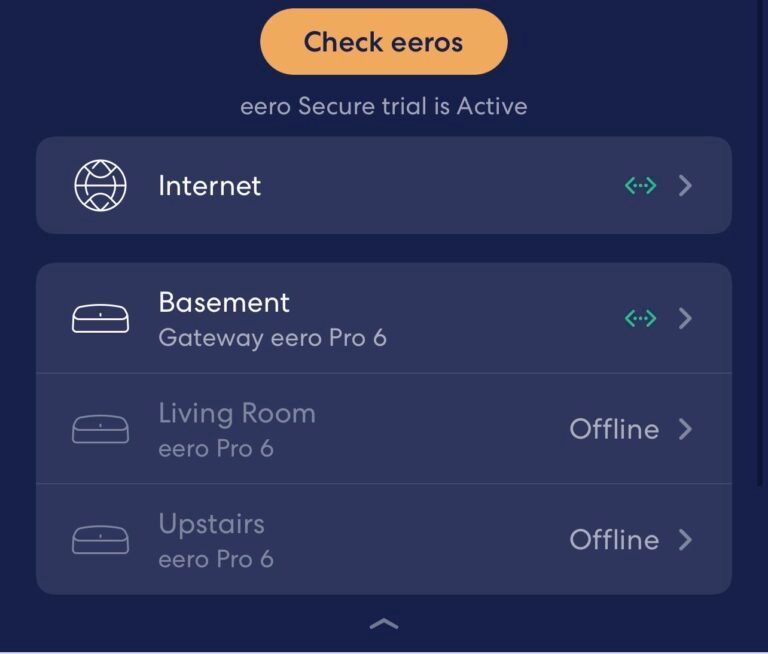 Why Is Amazon Eero Pro 6E Offline
