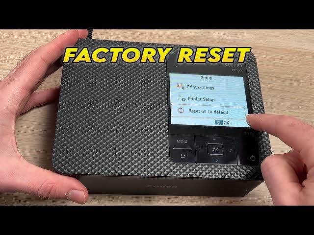 Canon SELPHY CP1500 Troubleshooting
