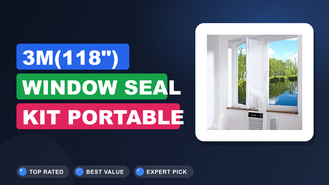 3M(118") Window Seal Kit Portable Air Review