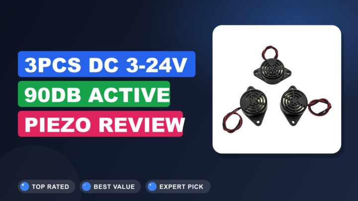 3PCS DC 3-24V 90dB Active Piezo Review