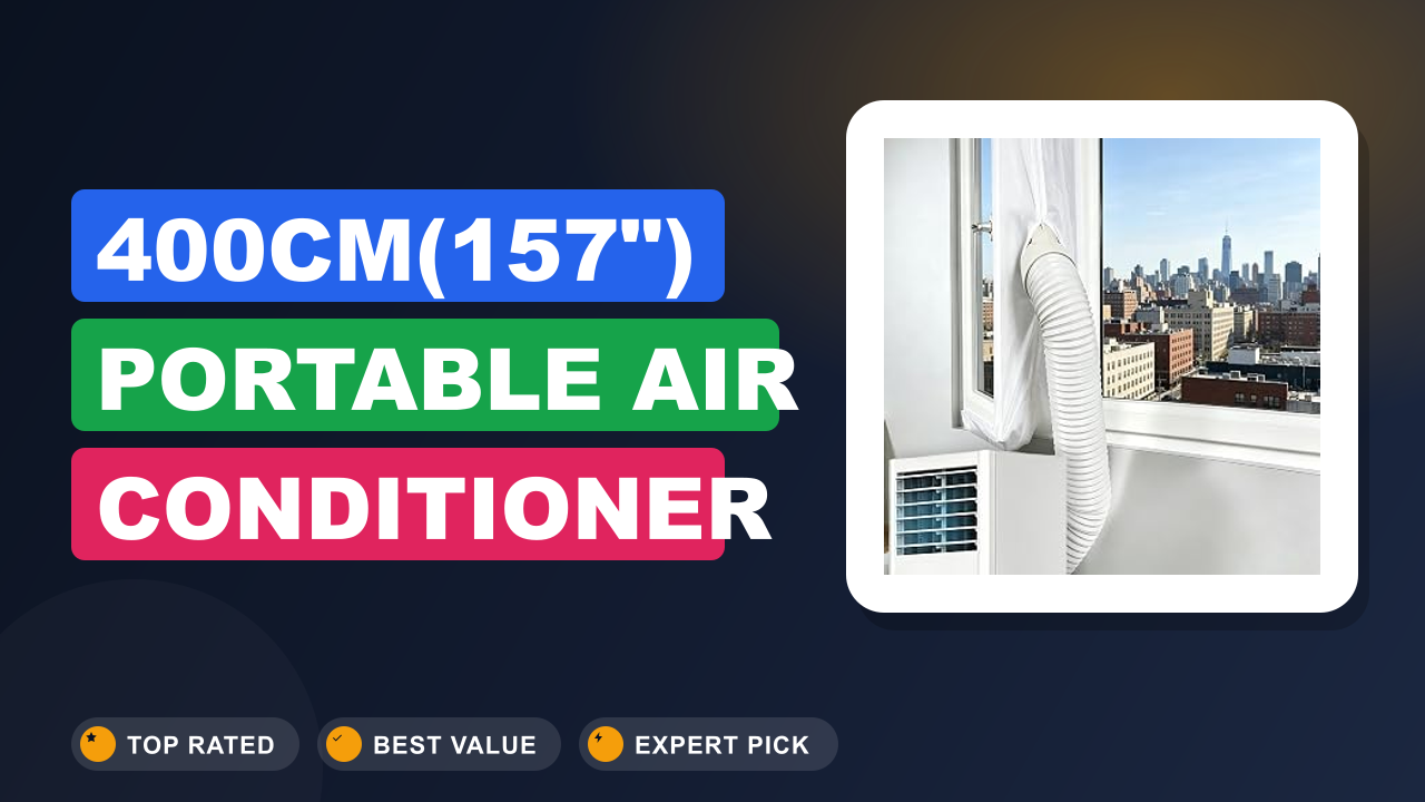 400CM(157") Portable Air Conditioner Window Seal Review