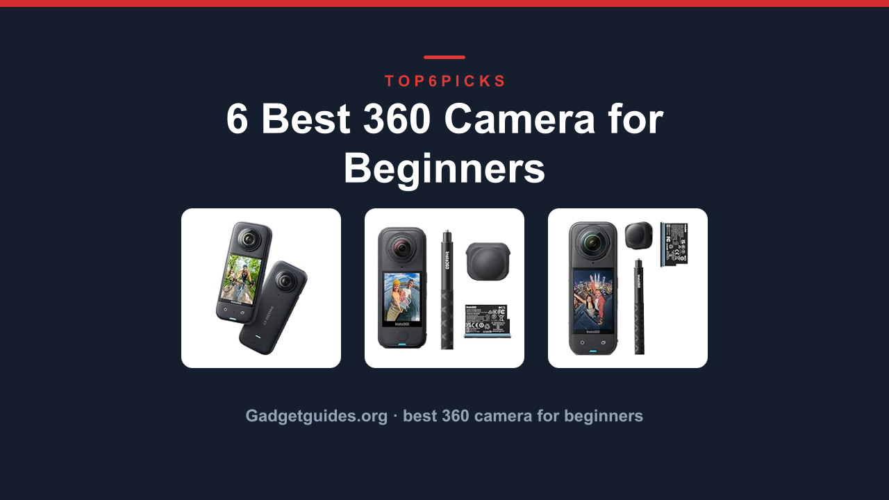 6 Best 360 Camera for Beginners