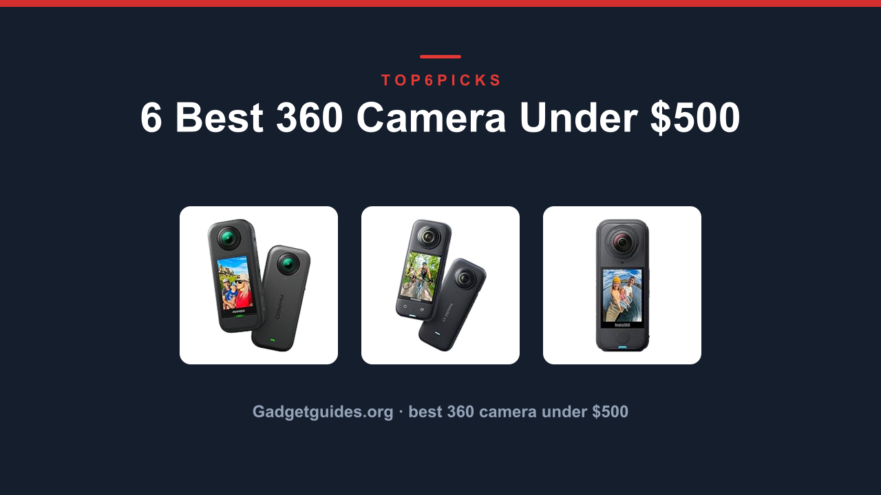 6 Best 360 Camera Under $500