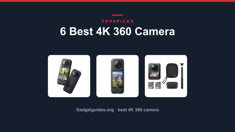 6 Best 4K 360 Camera
