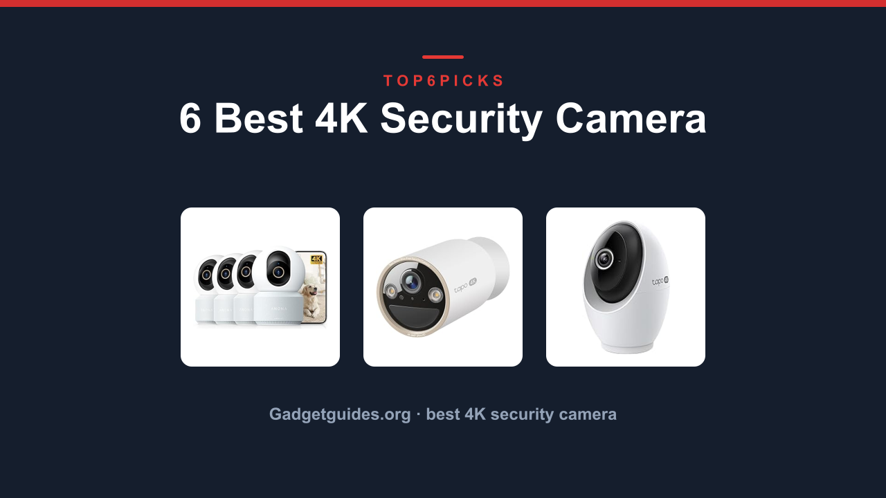 6 Best 4K Security Camera