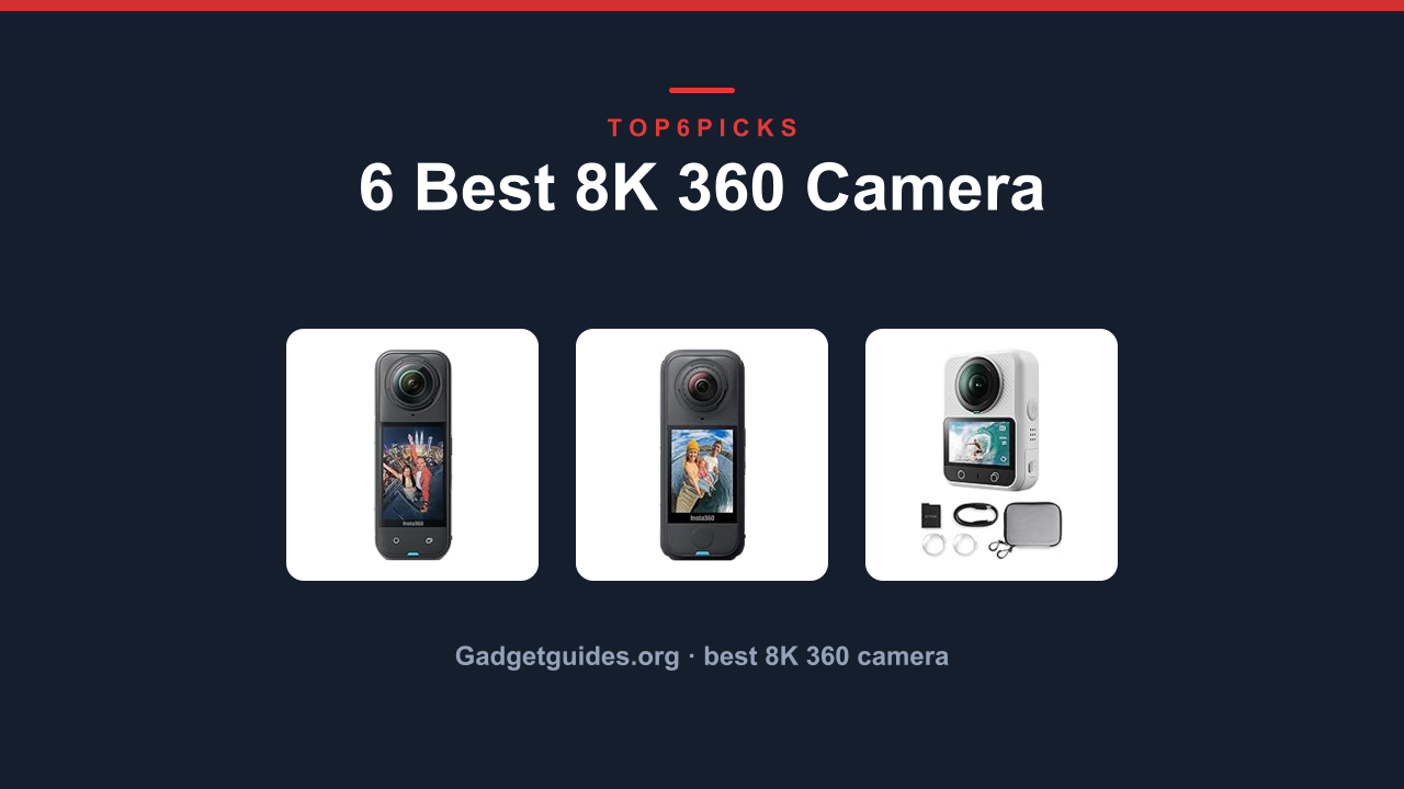 6 Best 8K 360 Camera