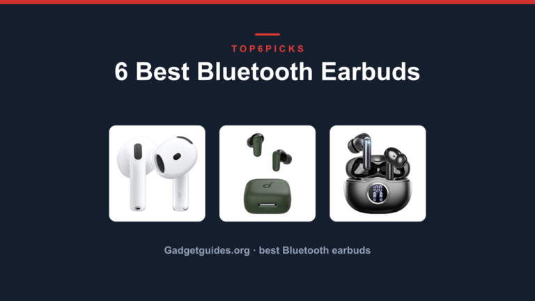 6 Best Bluetooth Earbuds