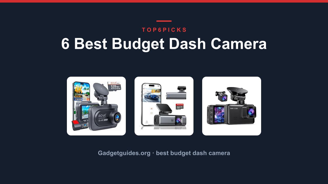 6 Best Budget Dash Camera