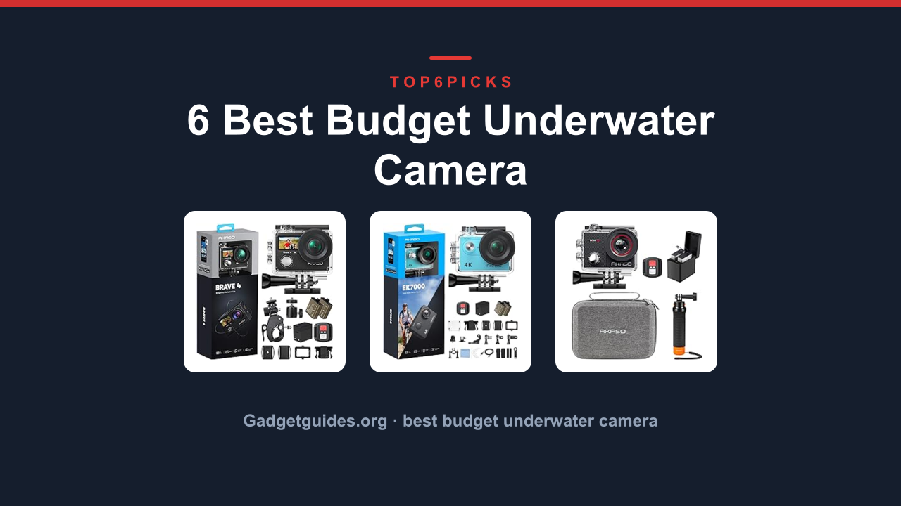 6 Best Budget Underwater Camera