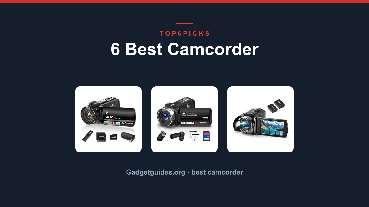 6 Best Camcorder