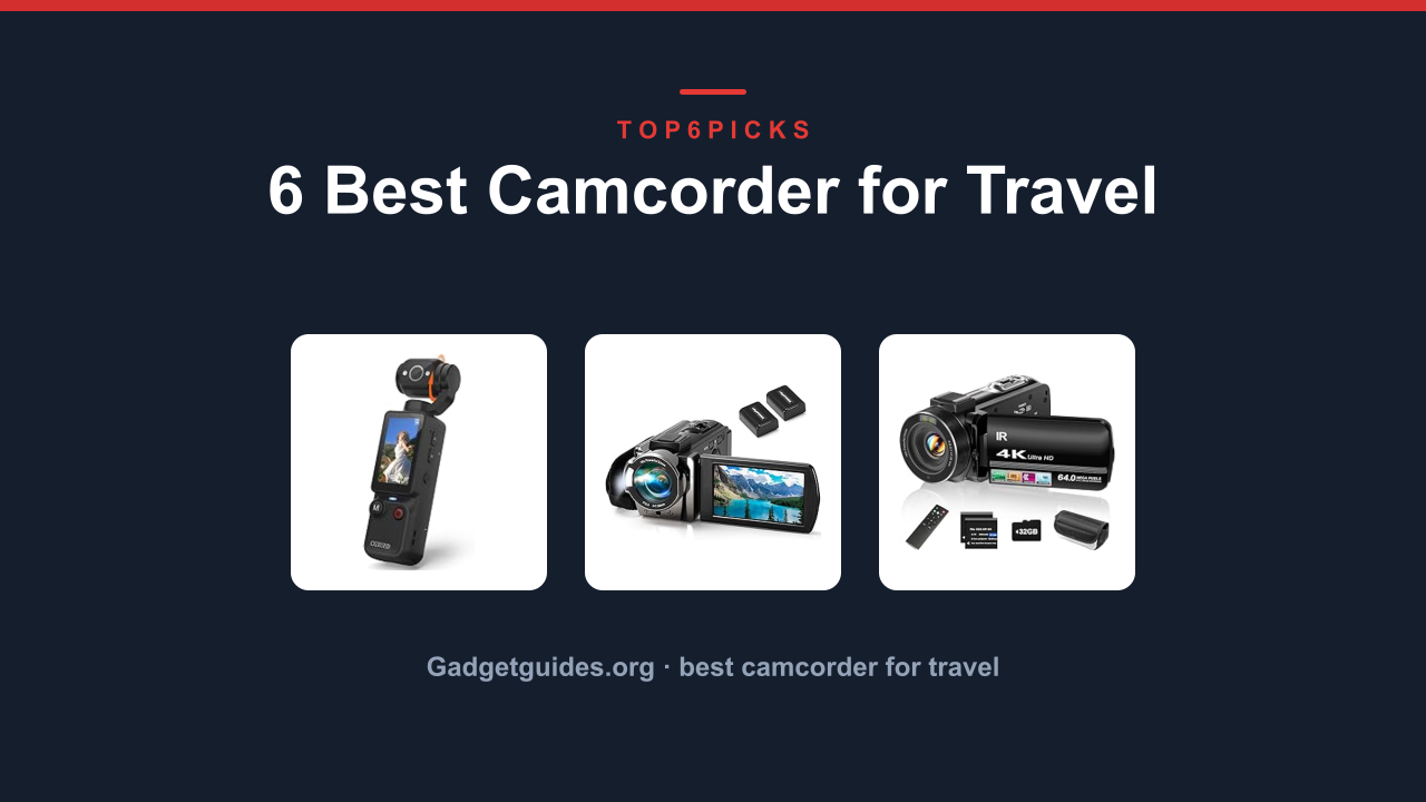 6 Best Camcorder for Travel