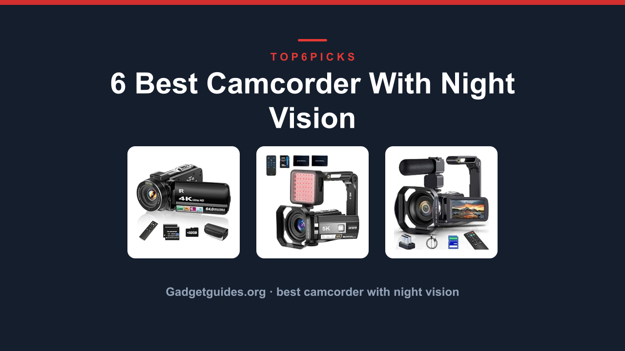 6 Best Camcorder With Night Vision