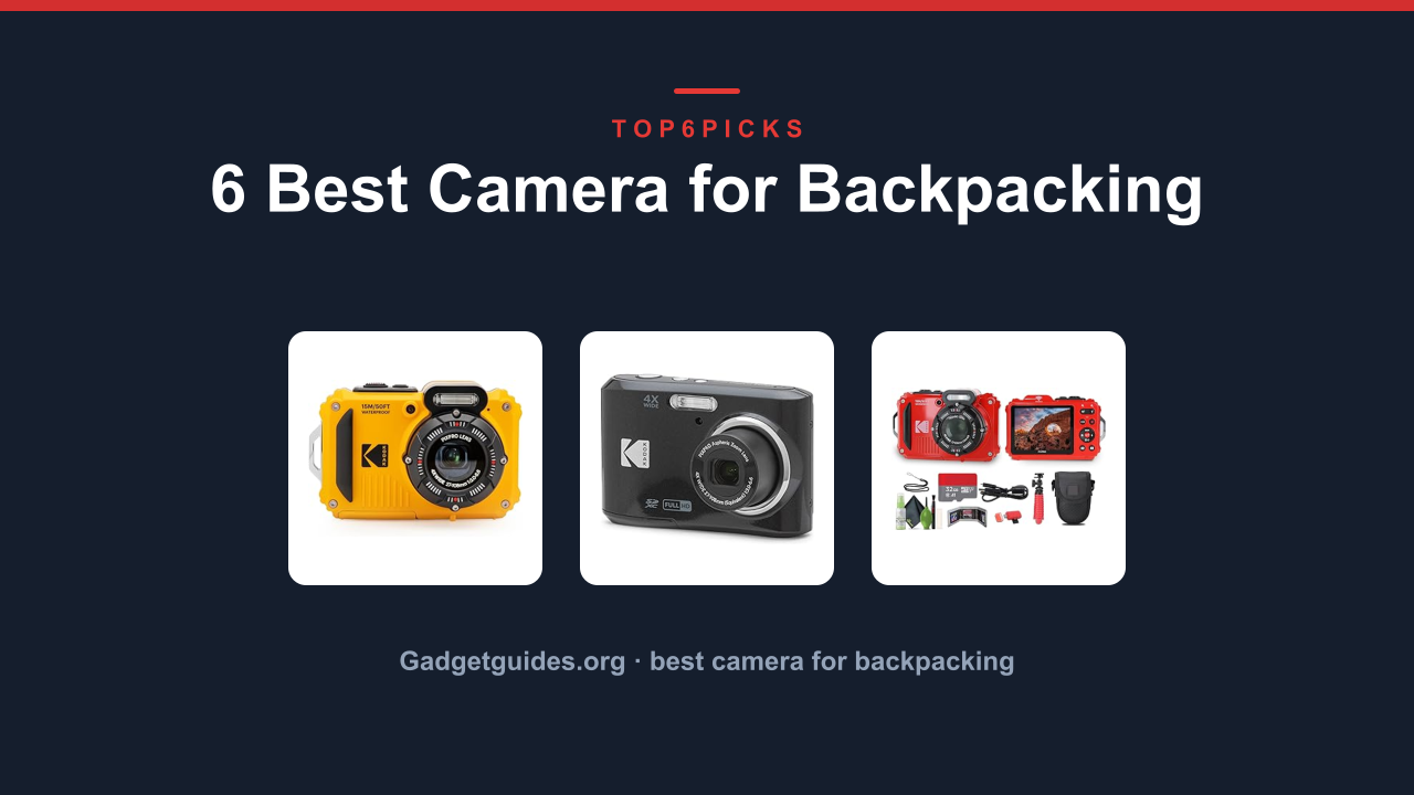 6 Best Camera for Backpacking