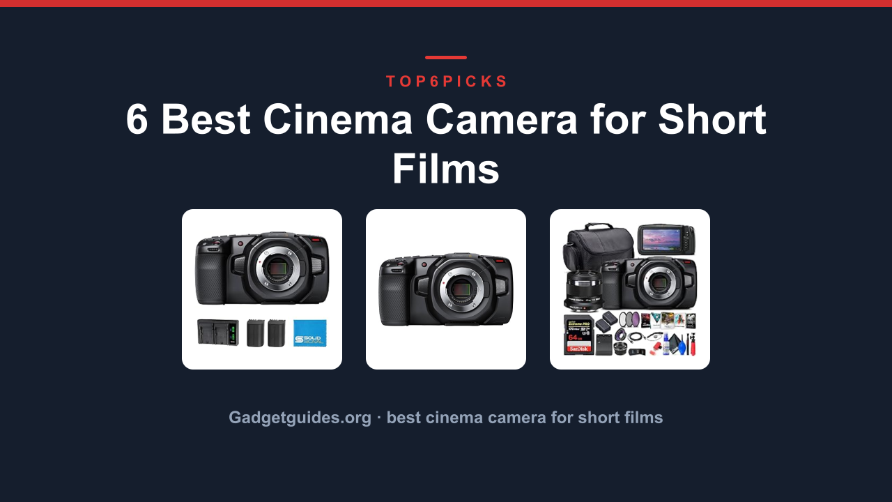 6 Best Cinema Camera for Short Films