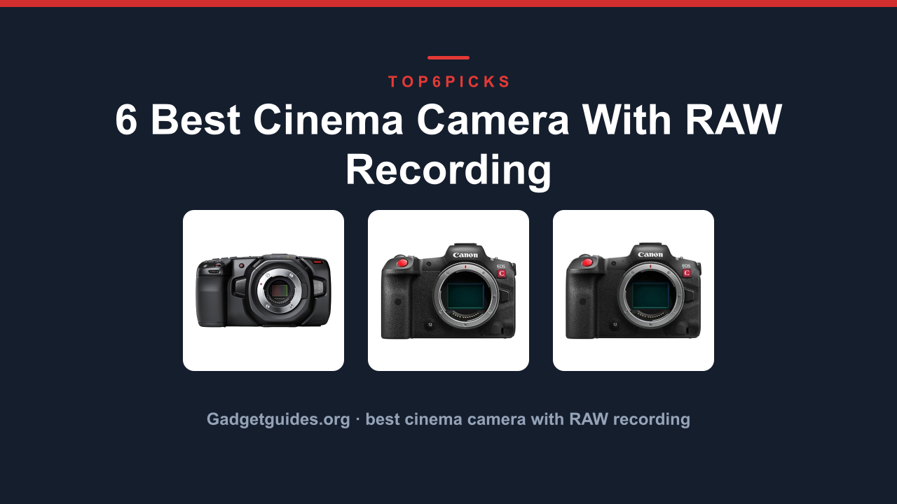 6 Best Cinema Camera With RAW Recording
