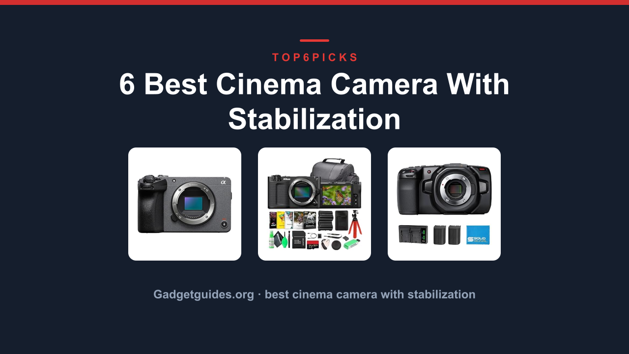 6 Best Cinema Camera With Stabilization