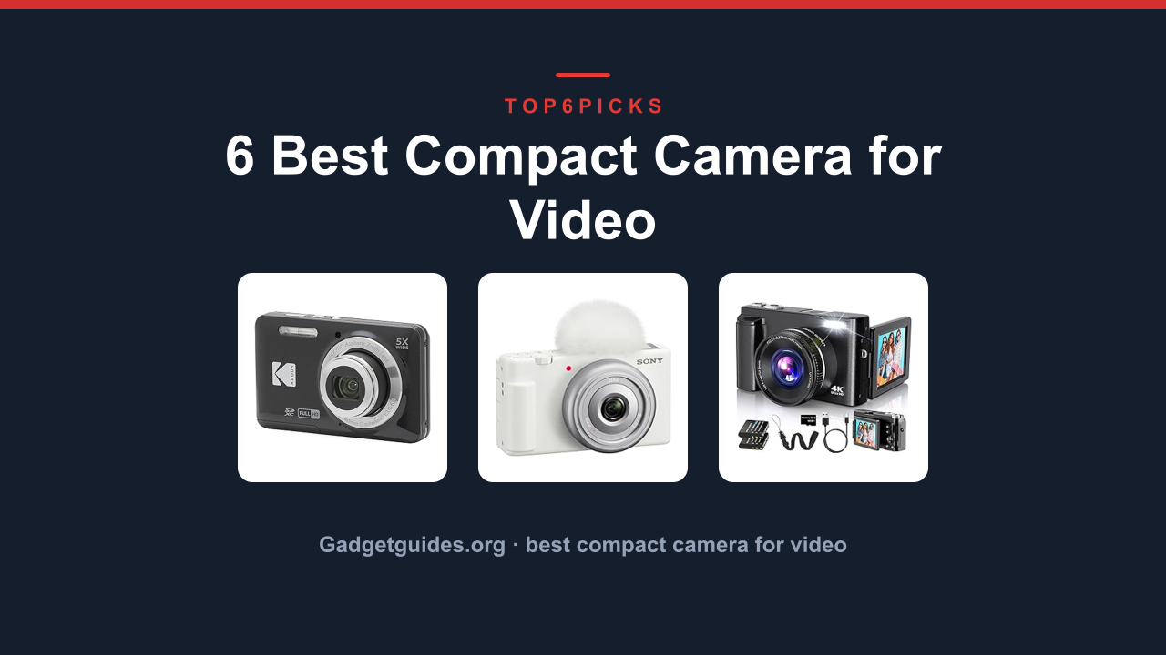 6 Best Compact Camera for Video