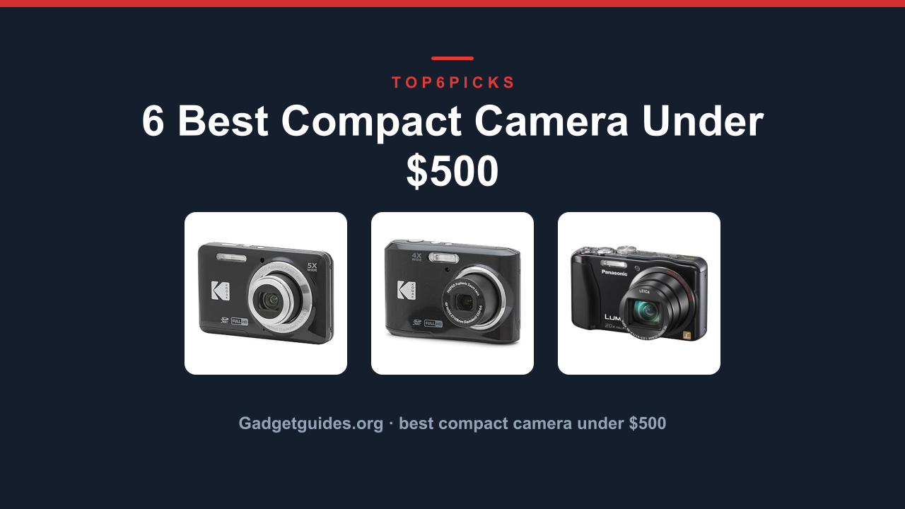 6 Best Compact Camera Under $500
