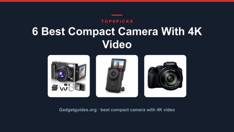 6 Best Compact Camera With 4K Video