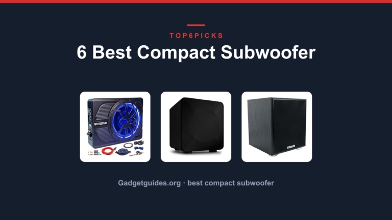6 Best Compact Subwoofer