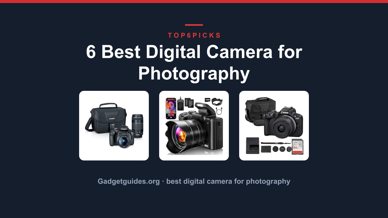 6 Best Digital Camera for Photography