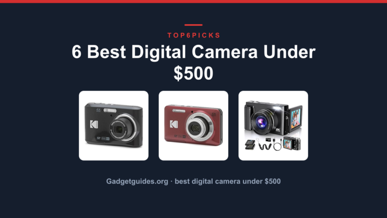 6 Best Digital Camera Under $500