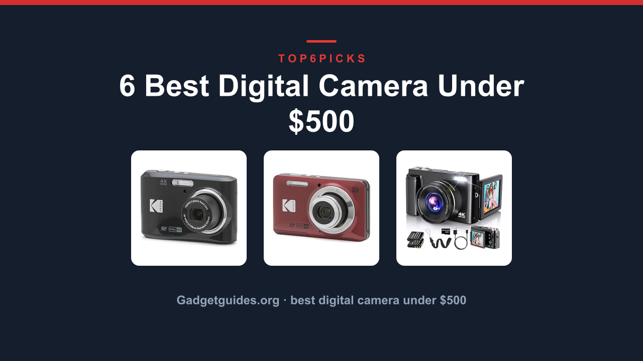6 Best Digital Camera Under $500