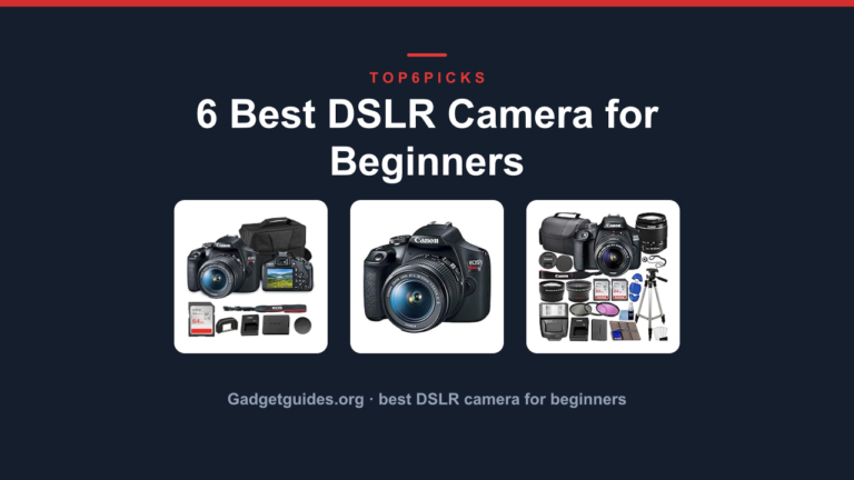 6 Best DSLR Camera for Beginners