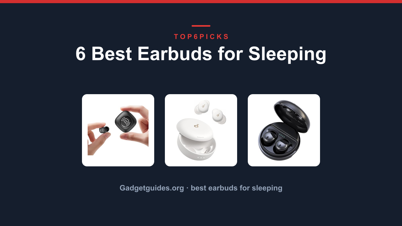 6 Best Earbuds for Sleeping