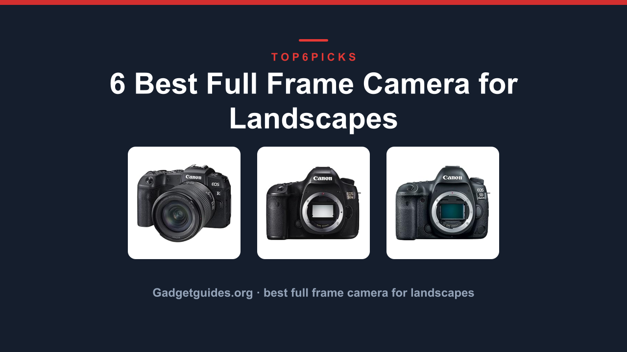6 Best Full Frame Camera for Landscapes