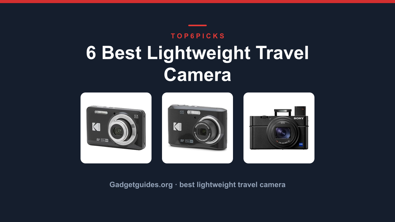 6 Best Lightweight Travel Camera