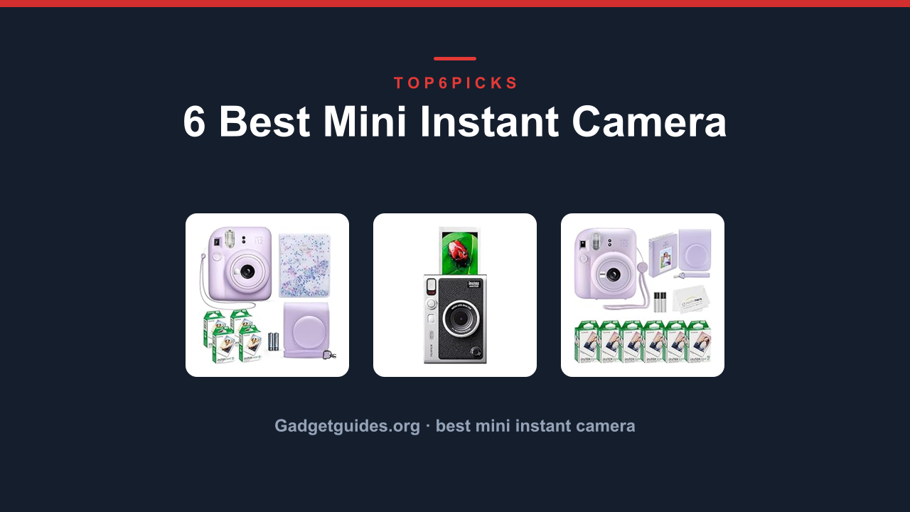 6 Best Mini Instant Camera