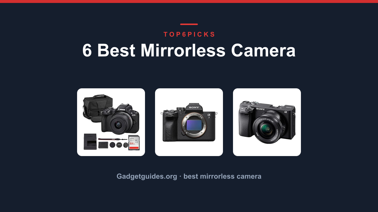 6 Best Mirrorless Camera