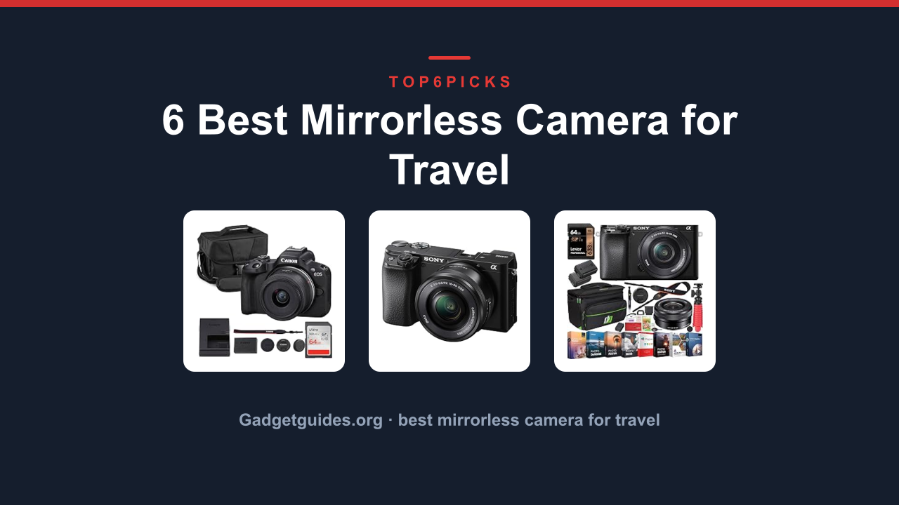 6 Best Mirrorless Camera for Travel