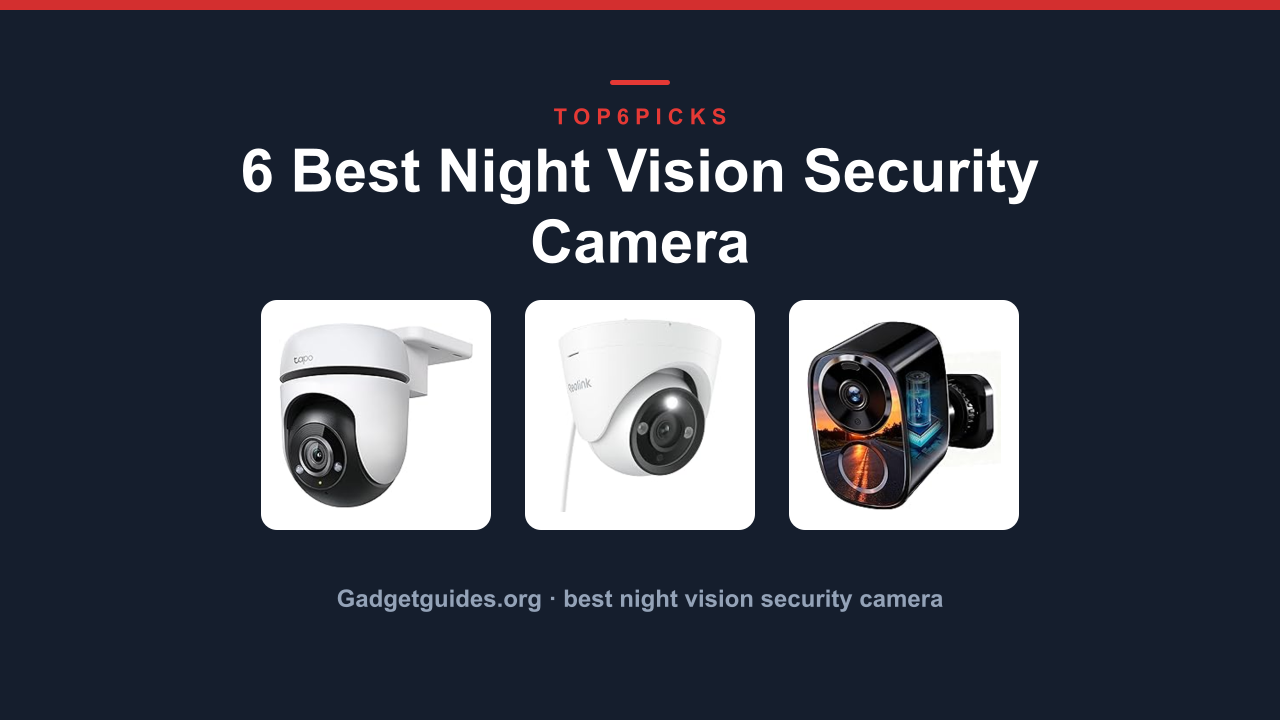 6 Best Night Vision Security Camera