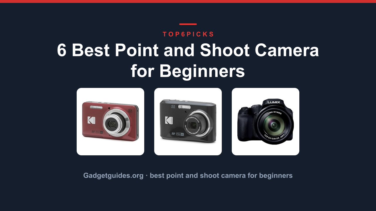 6 Best Point and Shoot Camera for Beginners