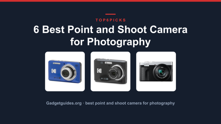 6 Best Point and Shoot Camera for Photography