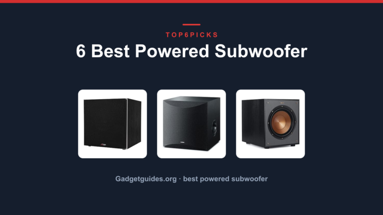 6 Best Powered Subwoofer