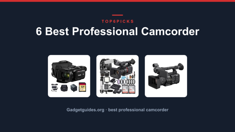 6 Best Professional Camcorder