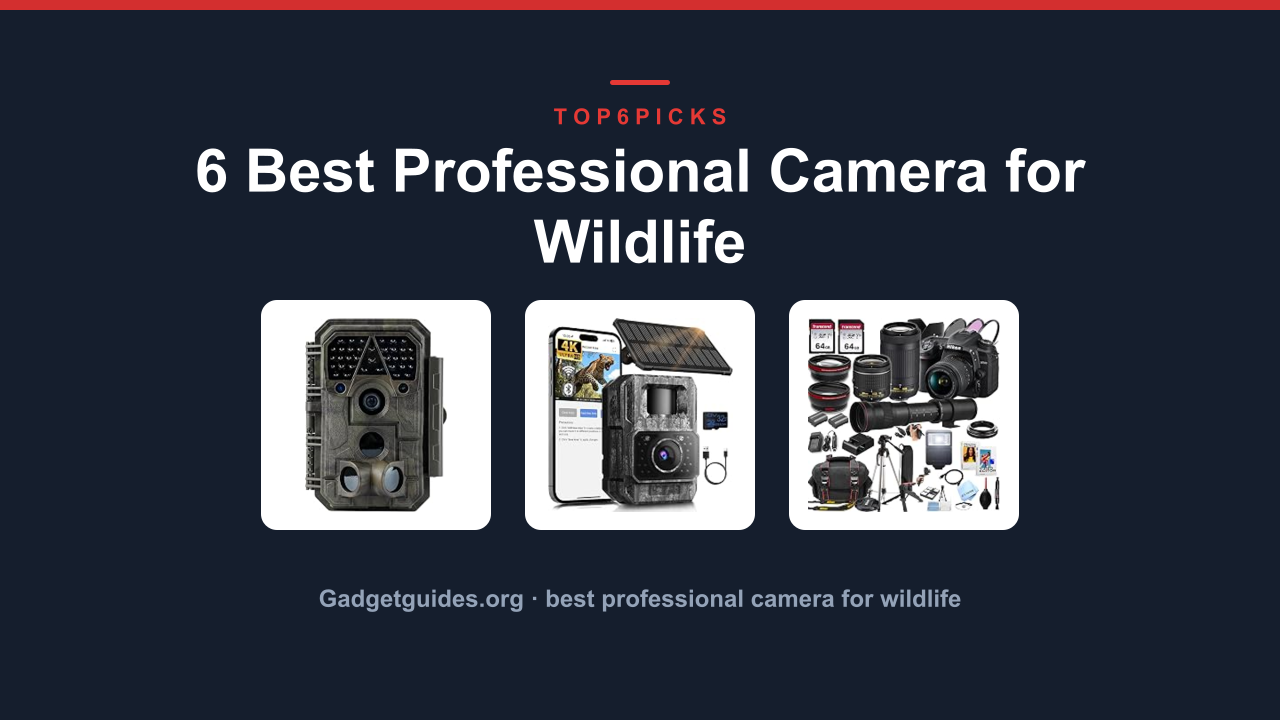 6 Best Professional Camera for Wildlife