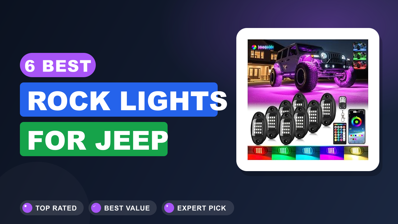 6 Best Rock Lights for Jeep
