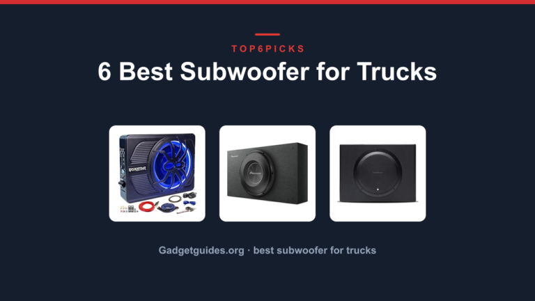 6 Best Subwoofer for Trucks