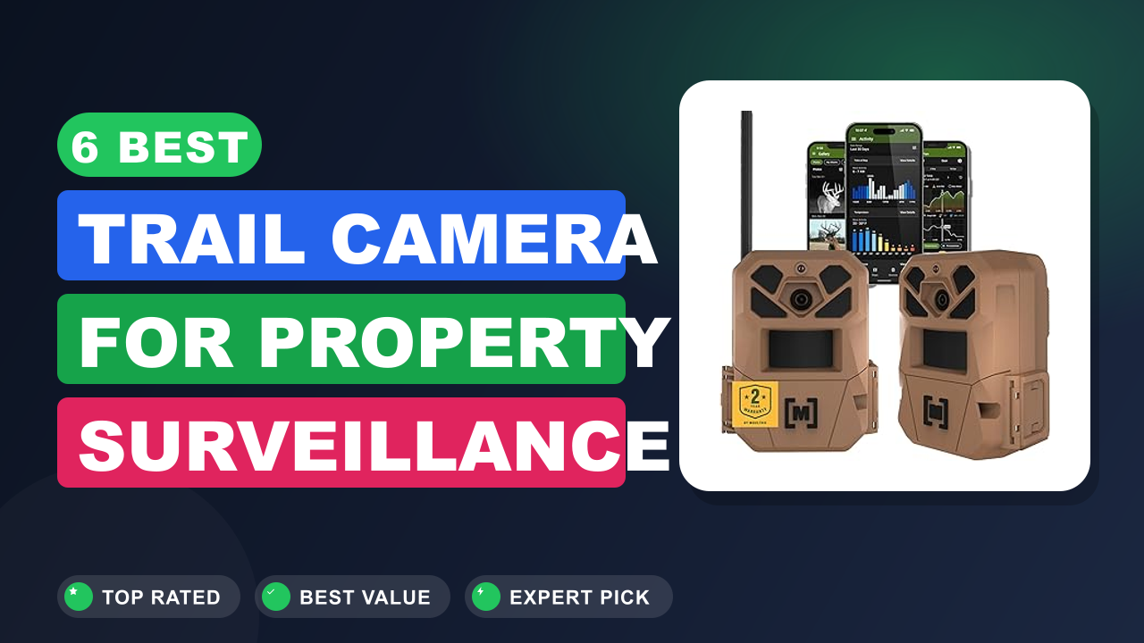 6 Best Trail Camera for Property Surveillance