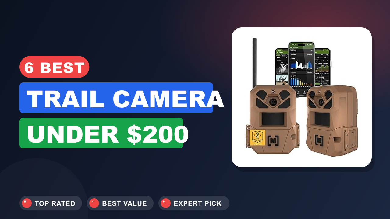 6 Best Trail Camera Under $200