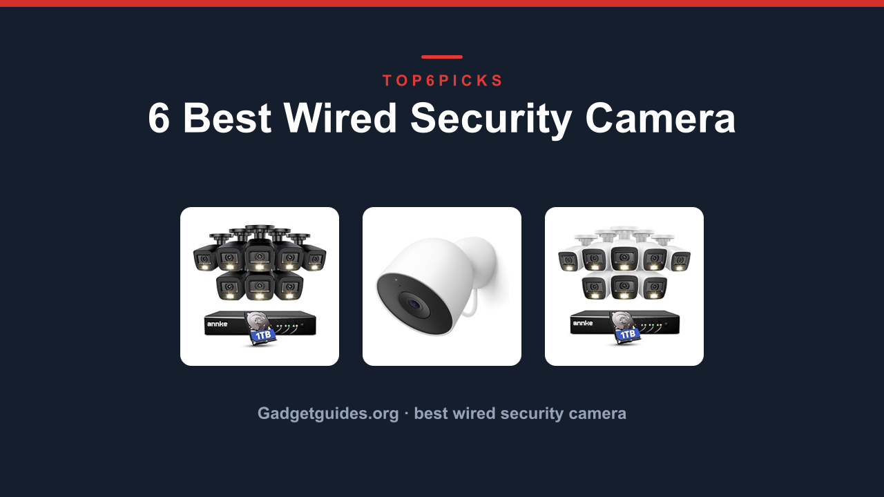 6 Best Wired Security Camera