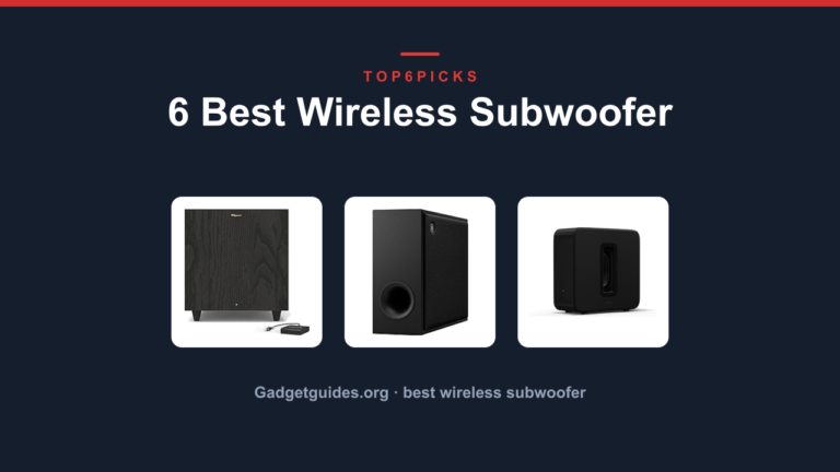 6 Best Wireless Subwoofer