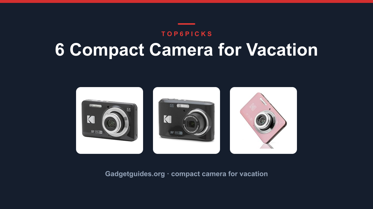 6 Compact Camera for Vacation